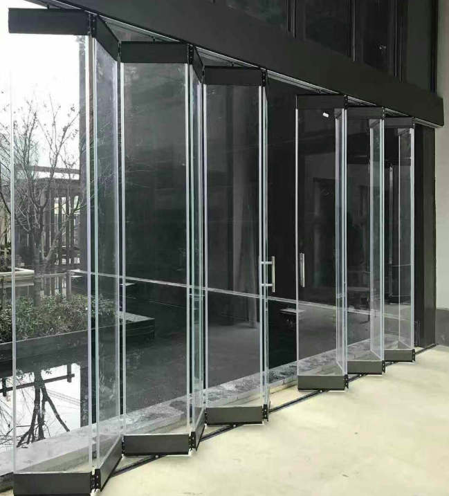 新沂玻璃折叠门定制