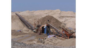 沙场用破碎洗沙生产线生产