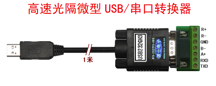 TTY232光纤收发器发射和接收连接方法