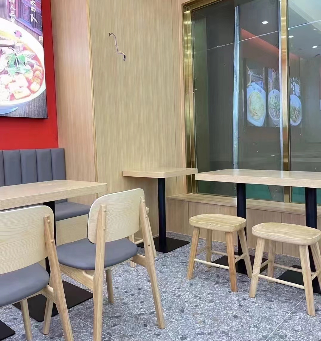 南平快餐店桌椅免费设计